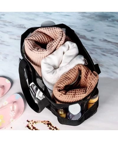 Large Mesh Beach Bag Toy Tote Bag Pool Picnic Bag with Oversized Pockets Comfortable Straps $92.83 Sandboxes & Beach Toys