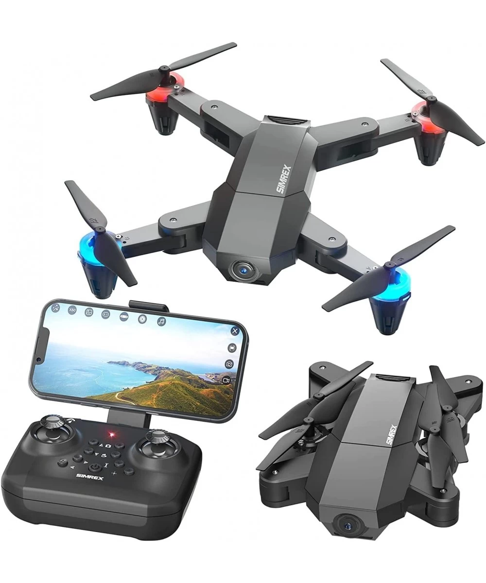 X500 mini Drone Optical Flow Positioning RC Quadcopter with 720P HD Camera Altitude Hold Headless Mode Foldable FPV Drones Wi...