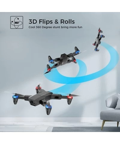 X500 mini Drone Optical Flow Positioning RC Quadcopter with 720P HD Camera Altitude Hold Headless Mode Foldable FPV Drones Wi...