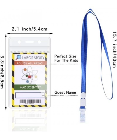 10 Pices Science Name Badge?Science Party Favor Lanyards Scientist Theme for Party Decoration $25.52 Kids' Party Favor Sets