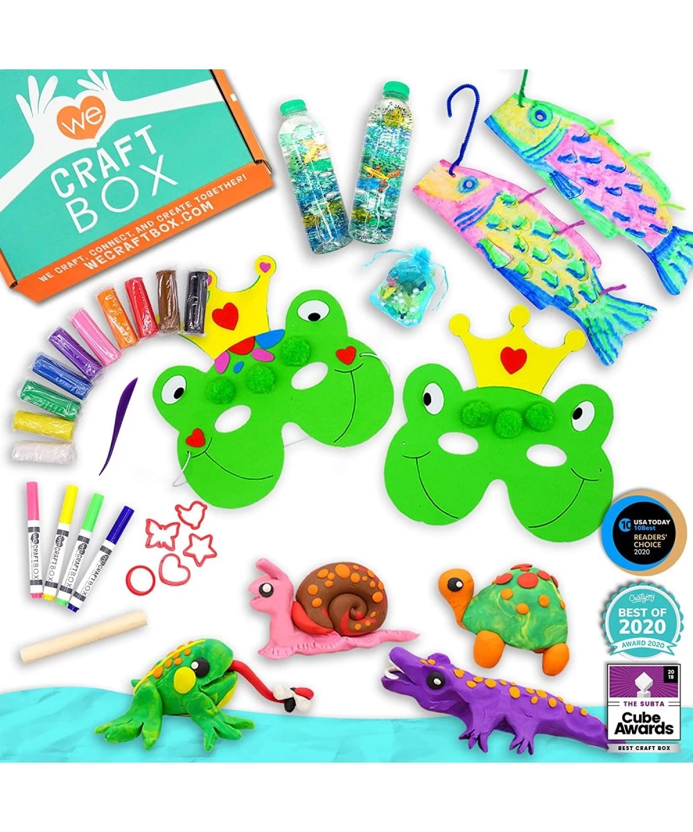 Frog King of The Pond Arts and Craft Kit | for Ages 3 4 5 6 7 8 9 Years $60.82 Kids' Drawing & Writing Boards