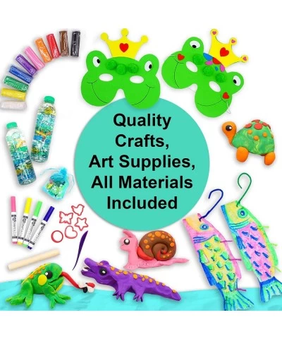 Frog King of The Pond Arts and Craft Kit | for Ages 3 4 5 6 7 8 9 Years $60.82 Kids' Drawing & Writing Boards