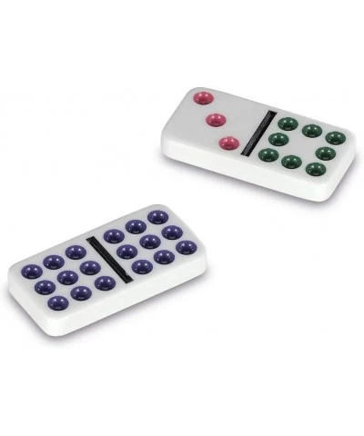 5.1 x 2.5 x 0.8 cm Double Colours Domino (9-Piece) $87.97 Domino & Tile Games