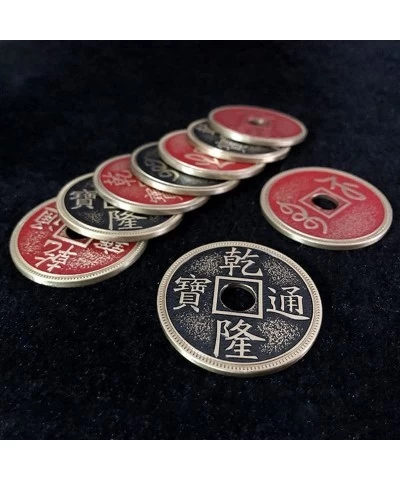 Super Chinese Coin Set Magic Tricks Morgan Size Coin Vanish Magic Magician Close up Illusions Gimmicks Mentalism Props $88.34...