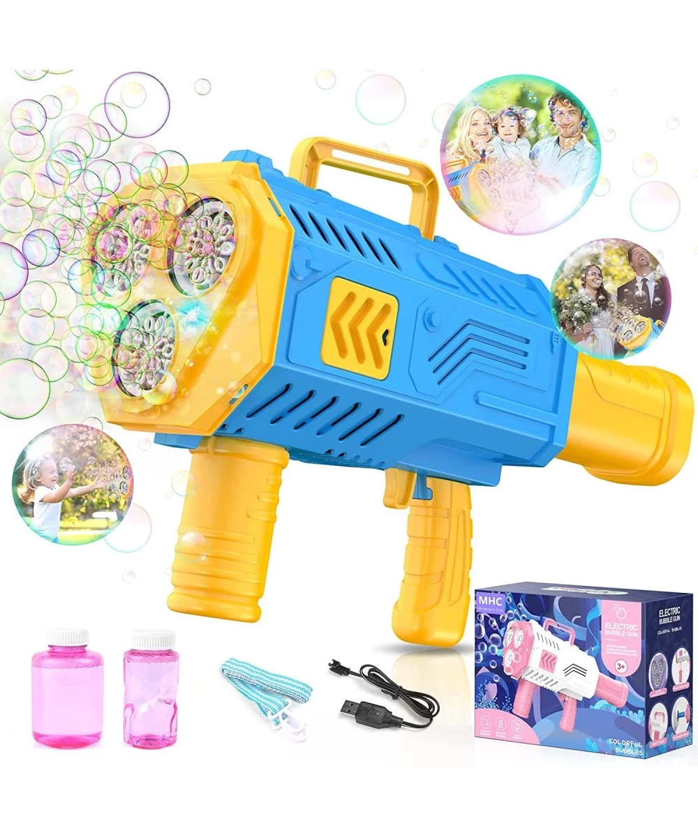 Bubble Gun - Giant Bazooka Bubble Gun Blaster Automatic Bubble Blaster Machine for Kids Adults Wedding Party with Colorful Li...