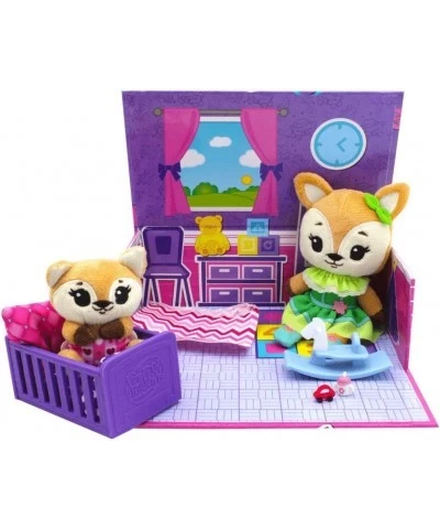 Fox Stuffed Animal Naptime Nursery PlaySet - Play Nursery Sets for Girls and Toddlers Includes Big Sister and Baby Stuffed An...