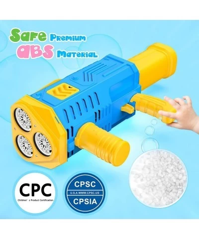 Bubble Gun - Giant Bazooka Bubble Gun Blaster Automatic Bubble Blaster Machine for Kids Adults Wedding Party with Colorful Li...