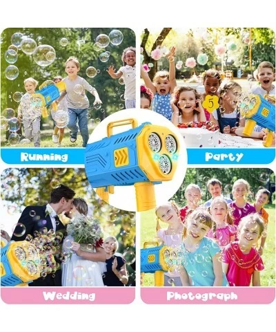 Bubble Gun - Giant Bazooka Bubble Gun Blaster Automatic Bubble Blaster Machine for Kids Adults Wedding Party with Colorful Li...