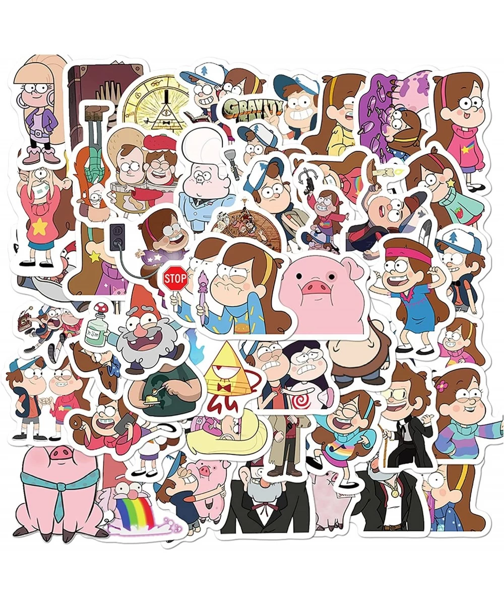 Gravity Falls Sticker 50PCS are Suitable for Laptops Motorcycles Cars Phones Pianos Guitars Skateboards Helmets Cups Bicycles...