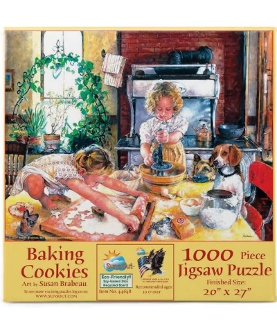 Baking Cookies 1000 Piece Jigsaw Puzzle by SunsOut $33.51 Jigsaw Puzzles