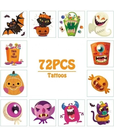 276PCS Halloween Toys Party Favor Bulk 12 Pencils 24 Erasers 24 Bracelets 144 Stickers 72 Temporary Tattoos $21.16 Kids' Part...