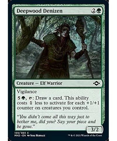 Magic: the Gathering - Deepwood Denizen (155) - Modern Horizons 2 $10.03 Trading Cards & Accessories