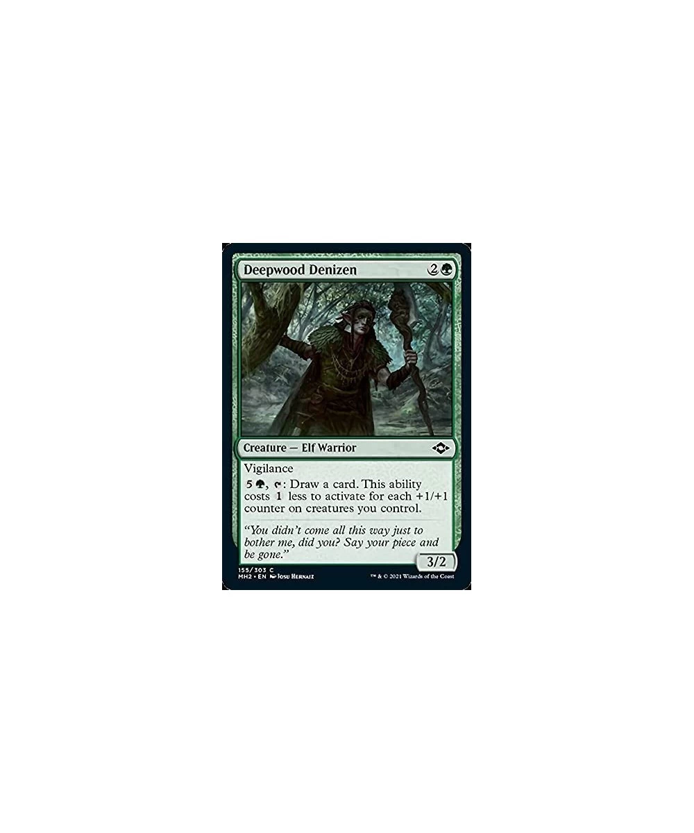 Magic: the Gathering - Deepwood Denizen (155) - Modern Horizons 2 $10.03 Trading Cards & Accessories