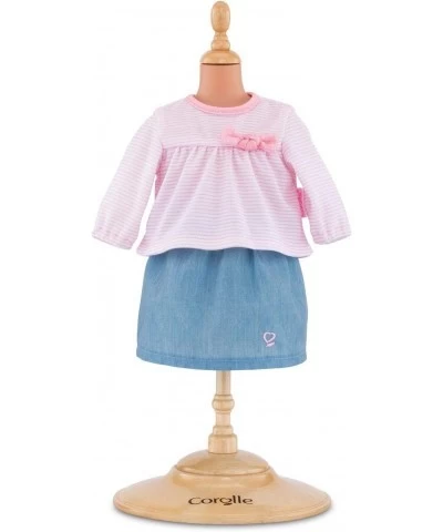 - Top & Skirt - Baby Doll Outfit - Clothing Accessory for 12" Dolls Pink/Blue $41.78 Doll Accessories