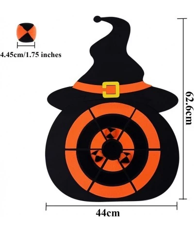 Halloween Pumpkin Dart Board Sticky Balls Toys Games Spliceable Dart Board Kit for Halloween Toy Games 1 Dart Board and 6 Bal...