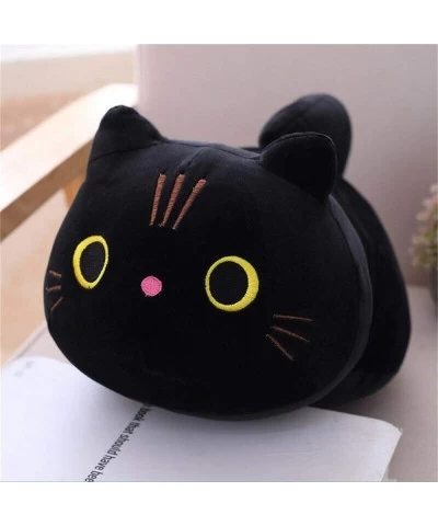 Cartoon Plush Toy Pillow Cat Cute Kitten Doll Gift for Children Girlfriend(25cm Black) $18.44 Plush Figure Toys