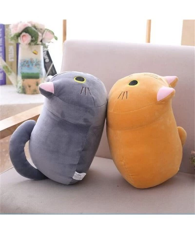 Cartoon Plush Toy Pillow Cat Cute Kitten Doll Gift for Children Girlfriend(25cm Black) $18.44 Plush Figure Toys