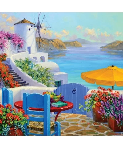 Seaside Happiness - 300 Large Piece Jigsaw Puzzle $16.84 Jigsaw Puzzles