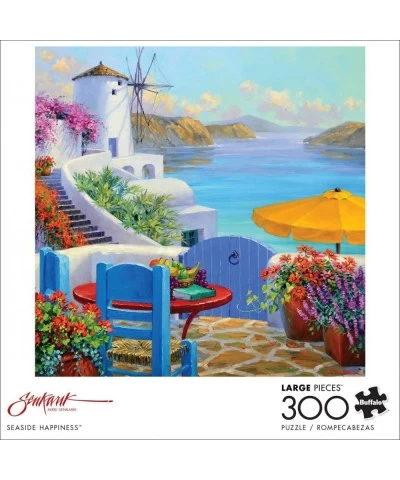 Seaside Happiness - 300 Large Piece Jigsaw Puzzle $16.84 Jigsaw Puzzles