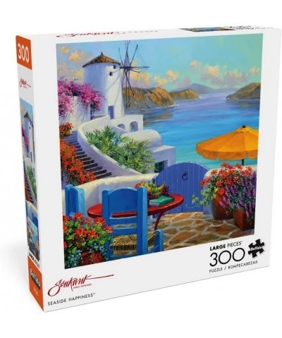 Seaside Happiness - 300 Large Piece Jigsaw Puzzle $16.84 Jigsaw Puzzles