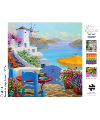 Seaside Happiness - 300 Large Piece Jigsaw Puzzle $16.84 Jigsaw Puzzles