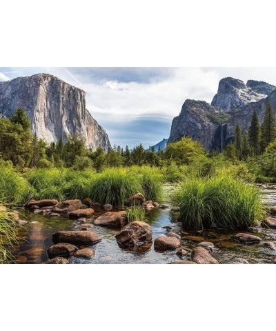 Jigsaw Puzzles 1000 Piece - Every Piece is Unique - Yosemite National Park for Adults Thick Sturdy Cardboard Precise Interloc...