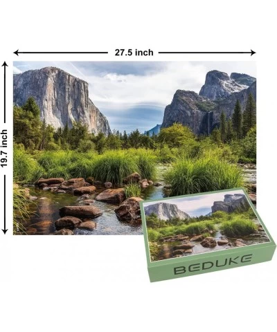 Jigsaw Puzzles 1000 Piece - Every Piece is Unique - Yosemite National Park for Adults Thick Sturdy Cardboard Precise Interloc...