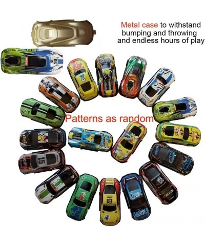 18Pcs Metal Pull Back Racing Car Toy Die Cast Race Car Vehicles Friction Powered Toddler Boy Car Toys 2.7 Inch $21.58 Kids' P...