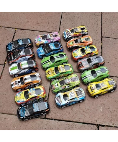 18Pcs Metal Pull Back Racing Car Toy Die Cast Race Car Vehicles Friction Powered Toddler Boy Car Toys 2.7 Inch $21.58 Kids' P...