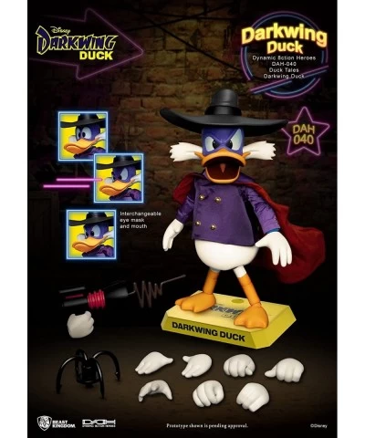 DuckTales: Darkwing Duck DAH-040 Dynamic 8ction Heros Action Figure Multicolor $87.68 Action Figures