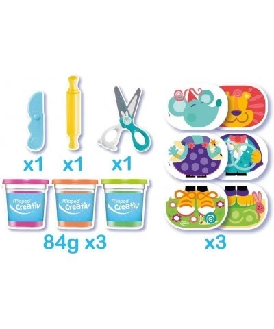 Creativ My First Modeling Dough 9 Piece Kit in Reusable Carrying Case (907007) $24.35 Kids' Art Clay & Dough