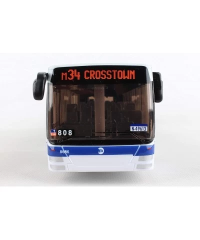 RT8563 New York City MTA Metro Articulated Electric Bus 1:43 Scale- 16 Inches long White/Blue/Black $41.76 Kids' Play Buses