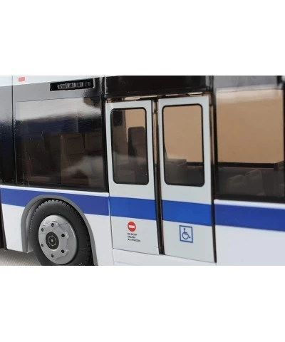 RT8563 New York City MTA Metro Articulated Electric Bus 1:43 Scale- 16 Inches long White/Blue/Black $41.76 Kids' Play Buses