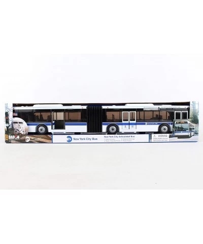 RT8563 New York City MTA Metro Articulated Electric Bus 1:43 Scale- 16 Inches long White/Blue/Black $41.76 Kids' Play Buses