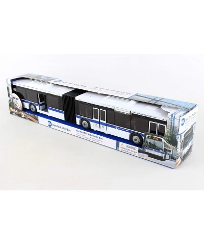 RT8563 New York City MTA Metro Articulated Electric Bus 1:43 Scale- 16 Inches long White/Blue/Black $41.76 Kids' Play Buses