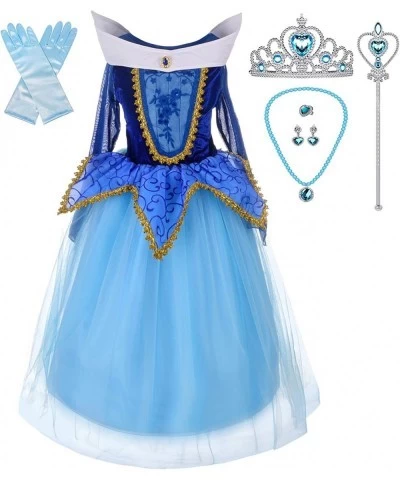 Girls Princess Dress Up Costume Halloween Christmas Fancy Dress with Accessories $49.59 Kids' Costumes