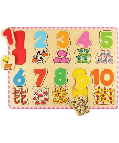 Number and Colour Matching Puzzle - Educational Jigsaws $49.23 Pegged Puzzles