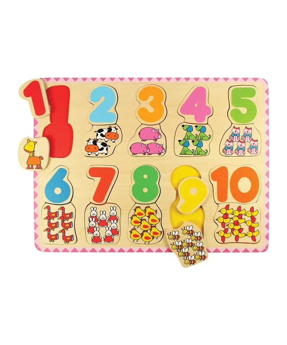 Number and Colour Matching Puzzle - Educational Jigsaws $49.23 Pegged Puzzles