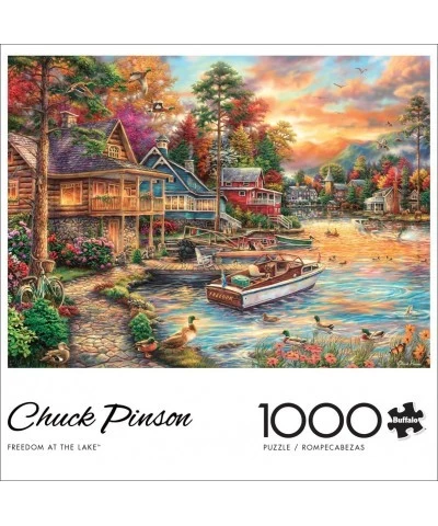 Chuck Pinson - Freedom at The Lake - 1000 Piece Jigsaw Puzzle $25.00 Jigsaw Puzzles