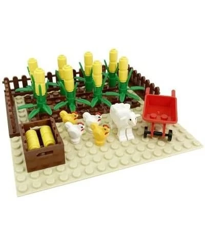 Barnyard Four in One Farm Scene Creative Play Building Blocks Brick Set 200+ Piece Toy Playset Plus Accessories Farm Building...