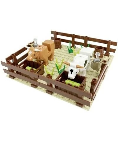 Barnyard Four in One Farm Scene Creative Play Building Blocks Brick Set 200+ Piece Toy Playset Plus Accessories Farm Building...