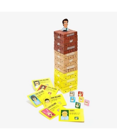 Bob's Burgers Edition Jenga Game|Move Your Characters Up The Blocks to Score Points|Play As 1 of 6 of Your Favorite Character...