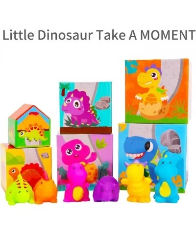 Dinosaur Stacking Toys for Toddlers 1-3 Sorting Stacking Blocks Baby Toys 9 12-18 Months Montessori Toys Gifts for 1 2 Year O...