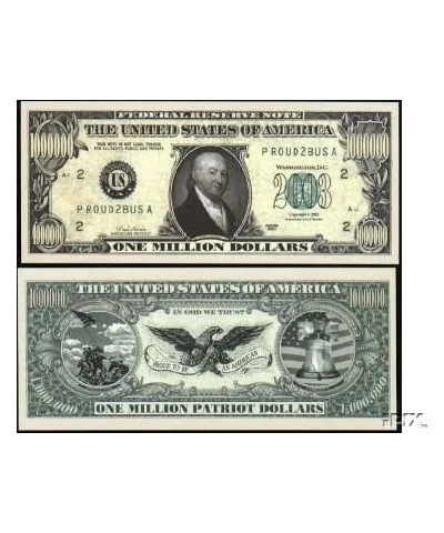 (5) Patriot Million Dollar Bill $15.17 Gags & Practical Joke Toys