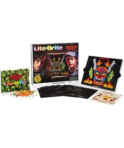 Lite-Brite Stranger Things Special Edition - Demogorgon Hunters - Amazon Exclusive - High-Definition Grid 16 HD Templates 900...