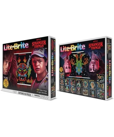 Lite-Brite Stranger Things Special Edition - Demogorgon Hunters - Amazon Exclusive - High-Definition Grid 16 HD Templates 900...