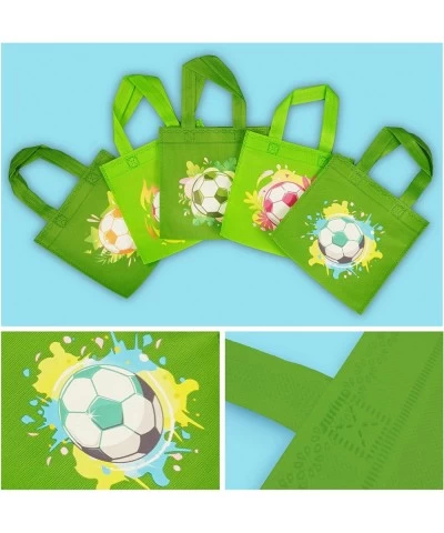 20 PCS Soccer Party Favor Bags Soccer Non-Woven Gift Bags Treat Gift Bags for Kids Birthday Party Sports Theme Party Baby Sho...