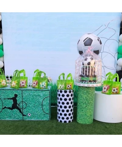 20 PCS Soccer Party Favor Bags Soccer Non-Woven Gift Bags Treat Gift Bags for Kids Birthday Party Sports Theme Party Baby Sho...