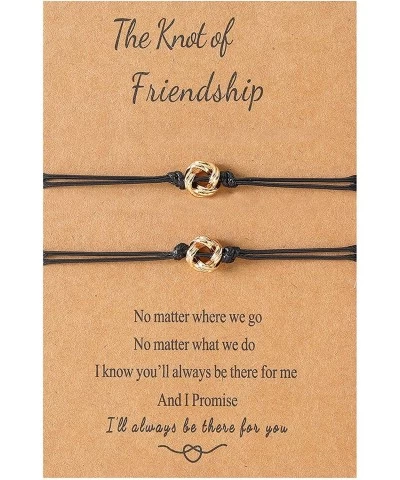 2/3 Pcs Best Friend Bracelets Friendship Bff Matching Distance Knot/Butterfly/Star Bracelet/Necklace Christmas Gifts for Wome...