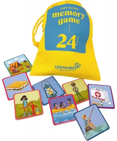 Upbounders- Camping Outdoors - Memory Matching Card Game for Toddlers - Best Pairs Game for Kids Ages 3+ Years $25.54 Card Games